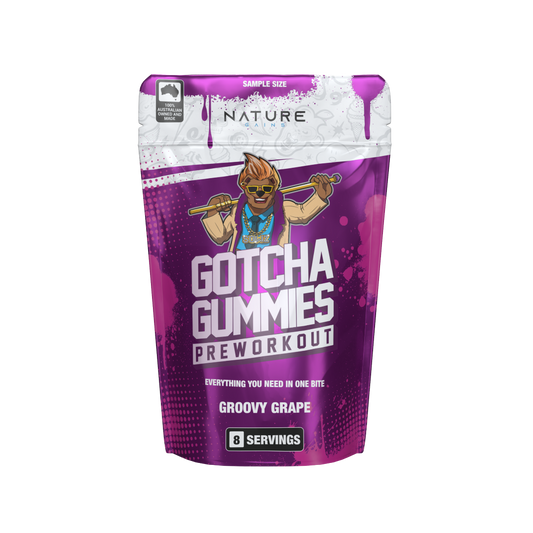 Gotcha Pre-Workout Gummies Sample Pack (16 Serves)
