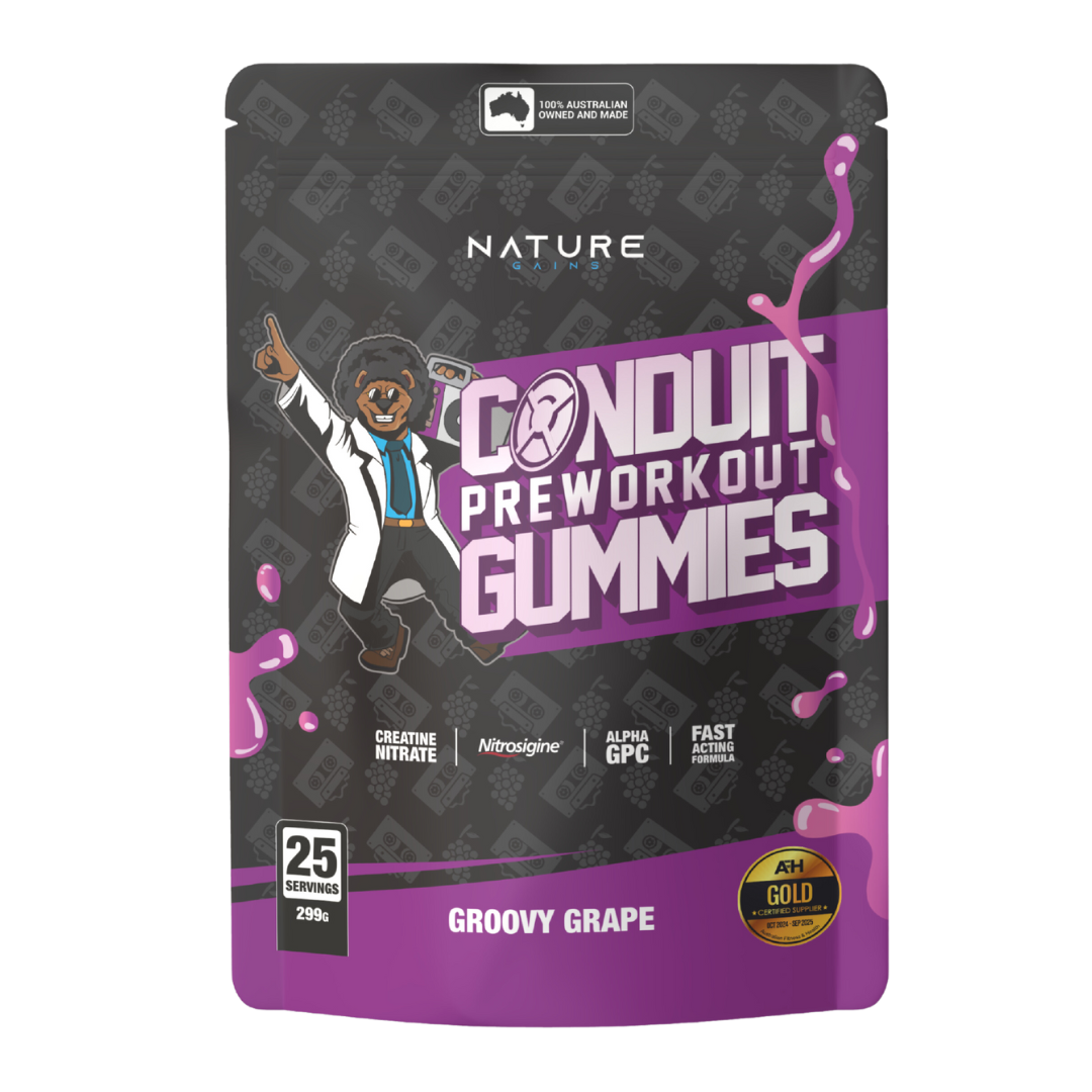 Conduit Preworkout Gummies Groovy Grape