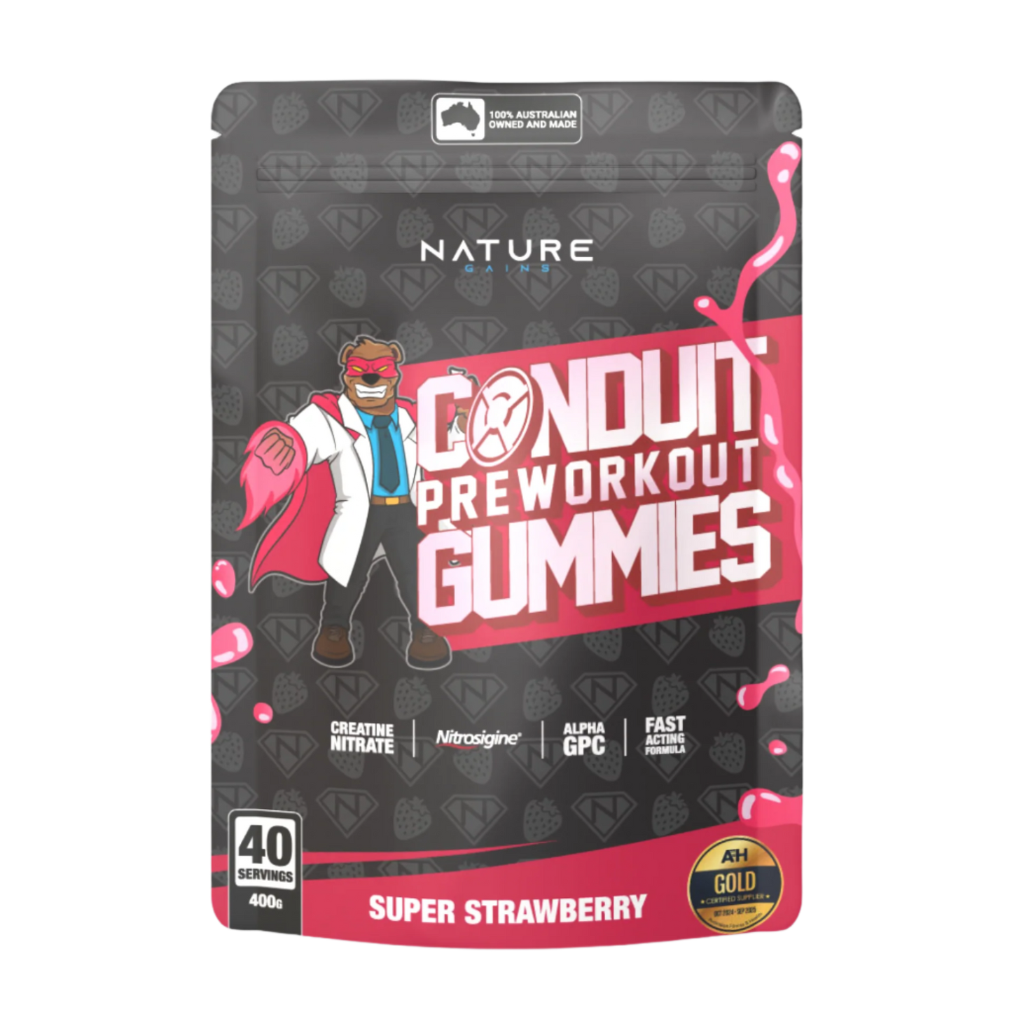 Conduit Pre-Workout Gummies (New Formula - 40 Serves)