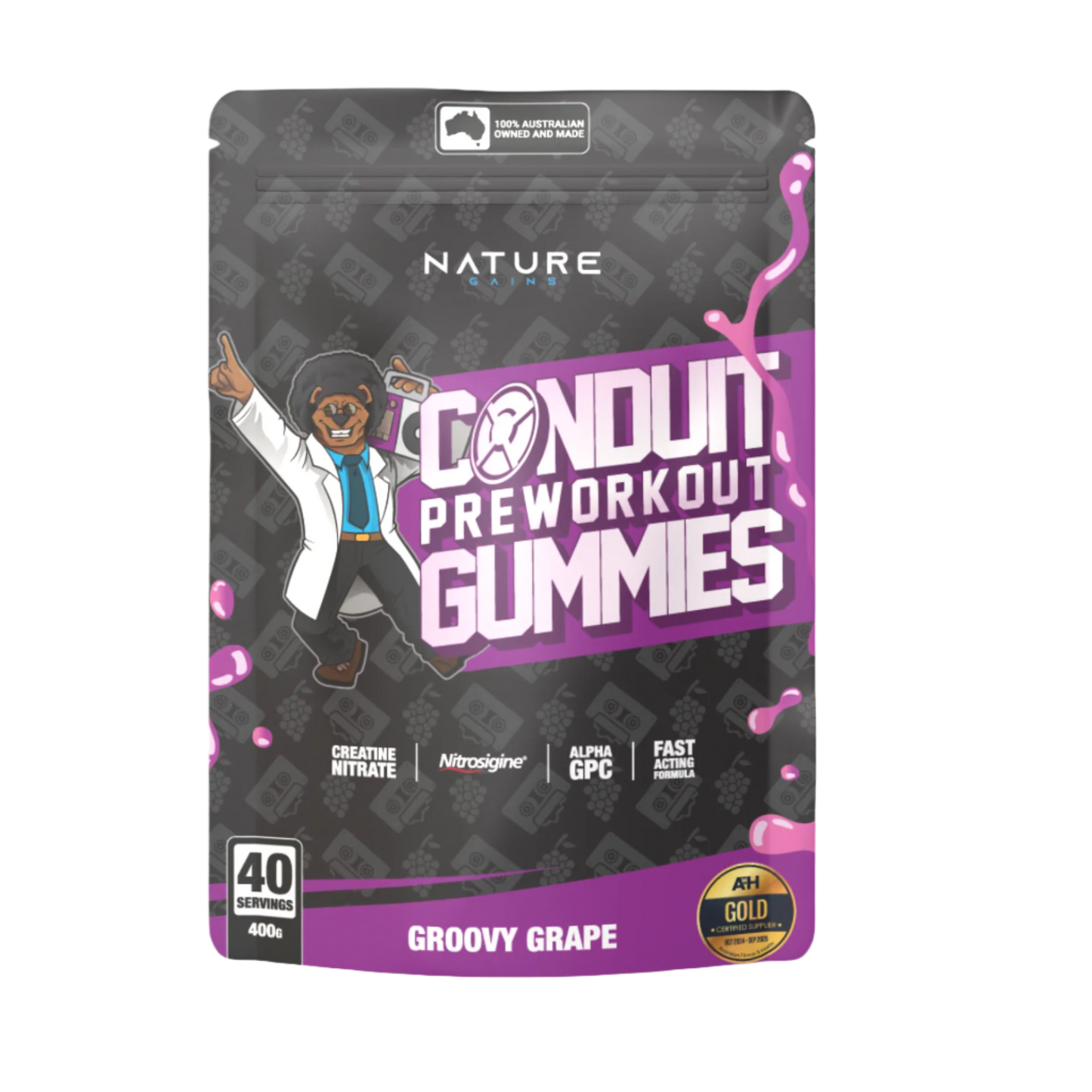 Conduit Pre-Workout Gummies (New Formula - 40 Serves)